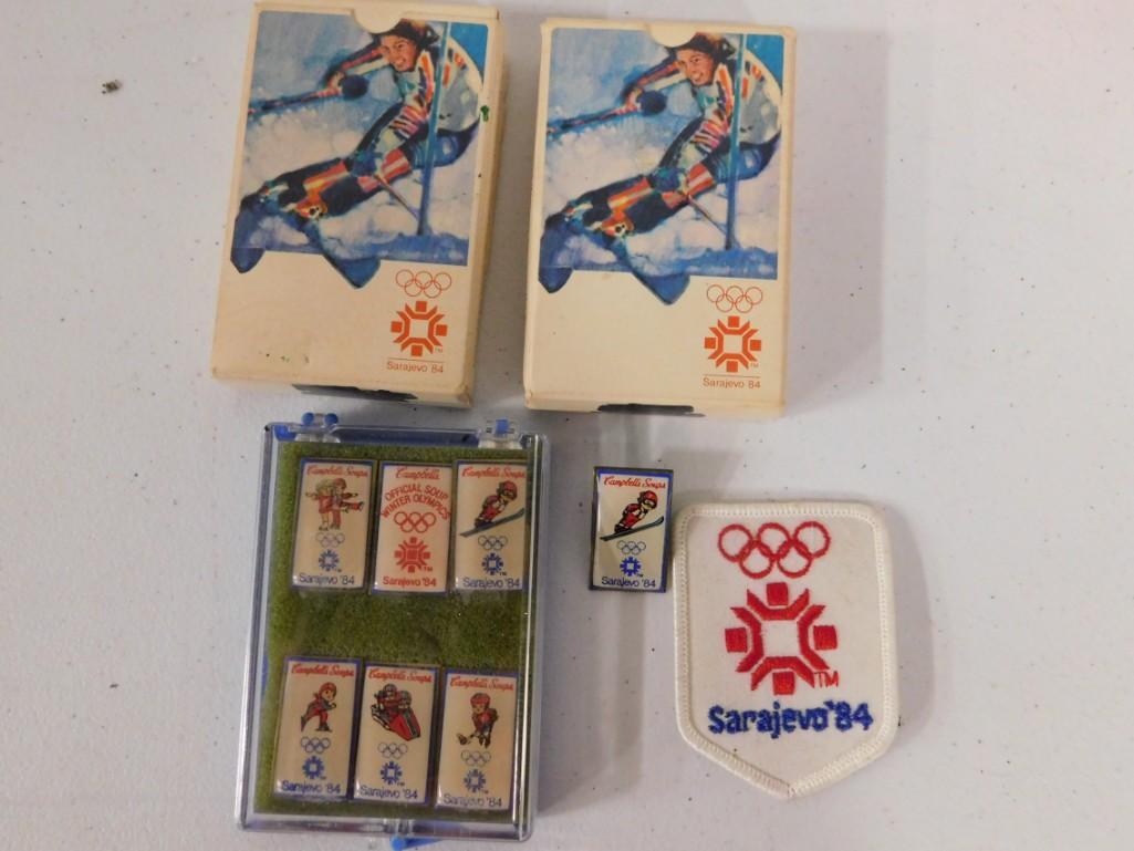 1984 Sarajevo Winter Olympics 2 Decks of Cards, (1 of 3)