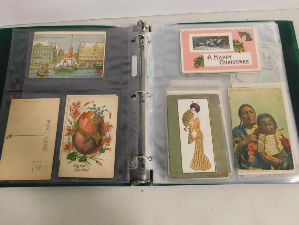 Binder of Vintage Postcards incl Pre-WWI (1 of 9)