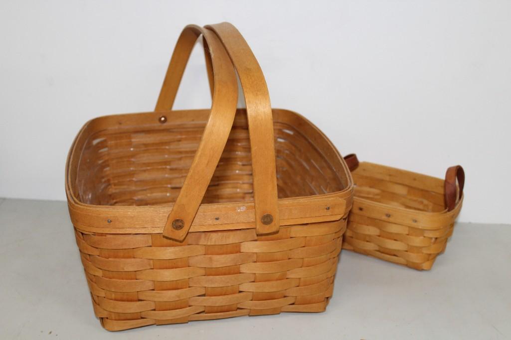 2 Longaberger Baskets (1 of 4)