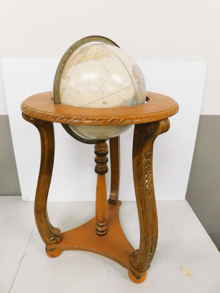 George F Cram Classic Globe with Wood Stand (1 of 8)