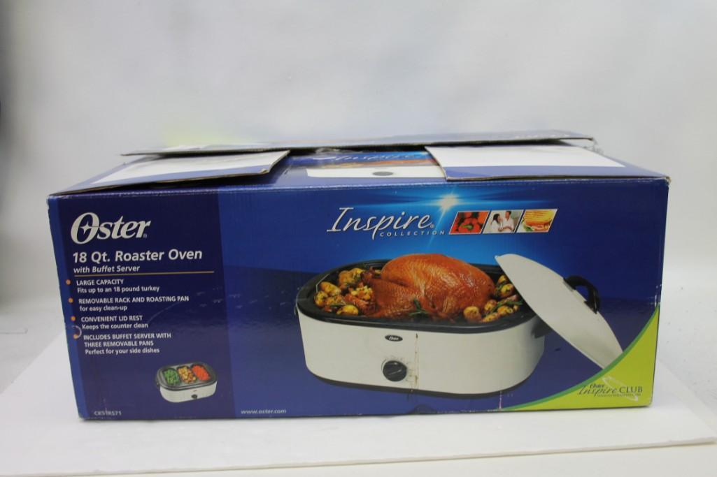 Oster 18 Qt Roaster Oven with Buffet Server Open Box (1 of 5)