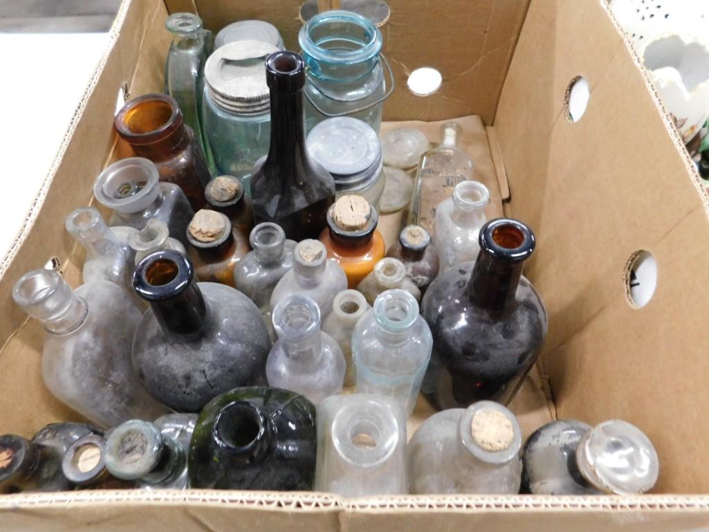 Lot of Vintage Bottles and Jars (1 of 5)