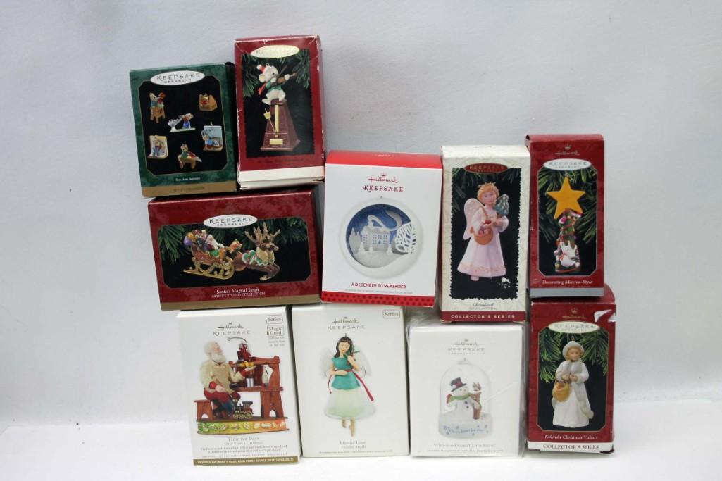 10 Hallmark Keepsake Ornaments in Original Boxes (1 of 4)