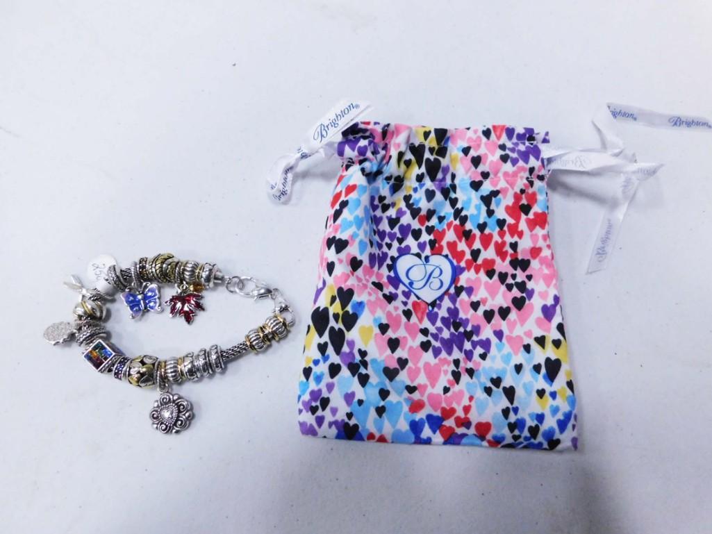 Brighton Bracelet with Many Charms with a Bag (1 of 4)