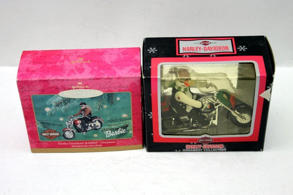 Lot of 2 Harley Davidson Christmas Ornaments (1 of 6)