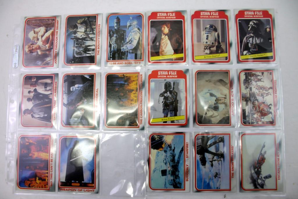 2 Sleeves of Star Wars Empire Strikes Back Trading: 2 Sleeves of Star Wars Empire Strikes Back Trading Cards from 1980