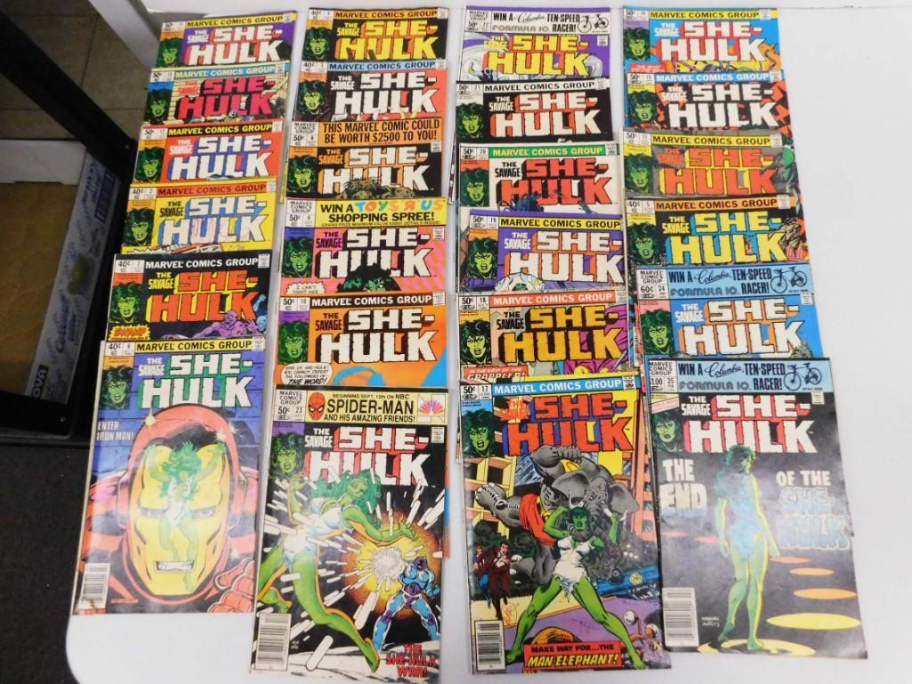 Vintage The Savage She Hulk Comic Books Mostly 40 cent (1 of 5)
