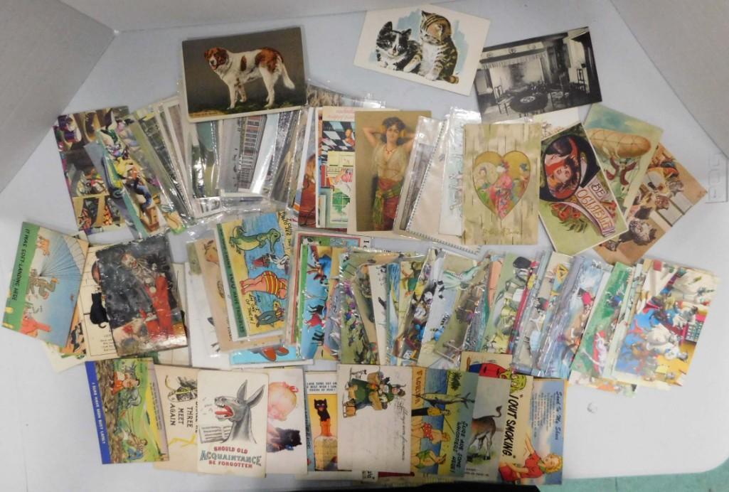 Vintage Postcards incl Linen (1 of 7)