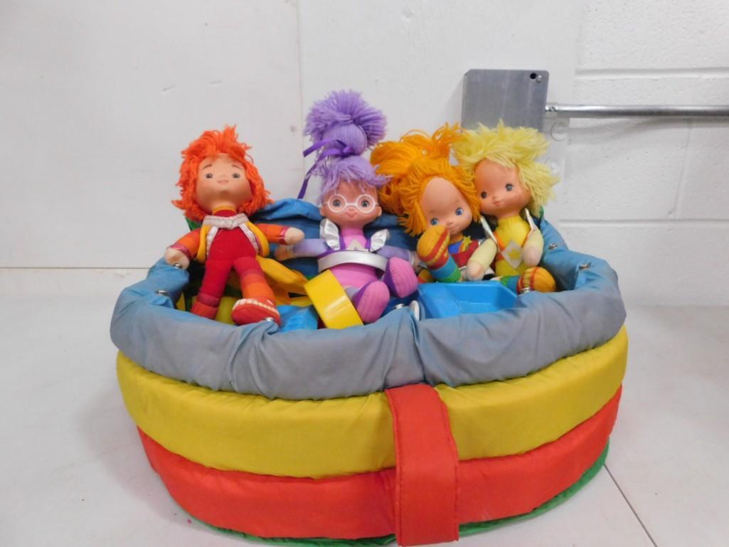 Rainbow Brite Lot incl 4 Dolls , Car , Accessories , (1 of 6)