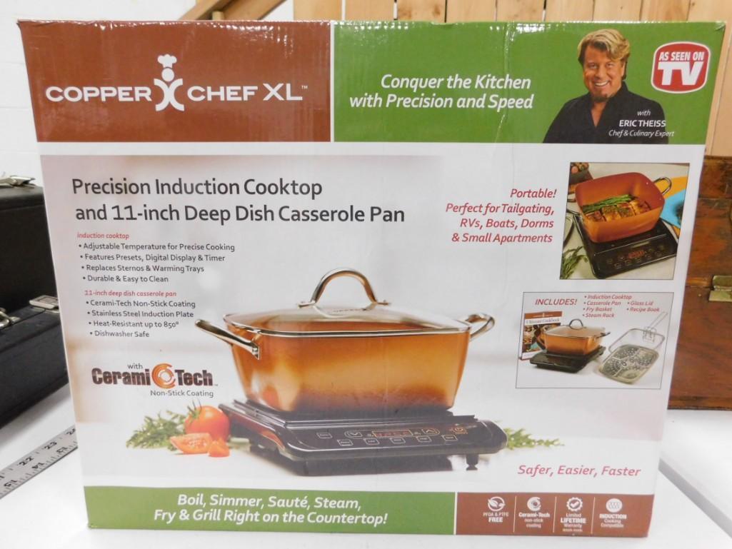 Copper Chef EX Induction Cooktop and 11" Deep Dish (1 of 4)