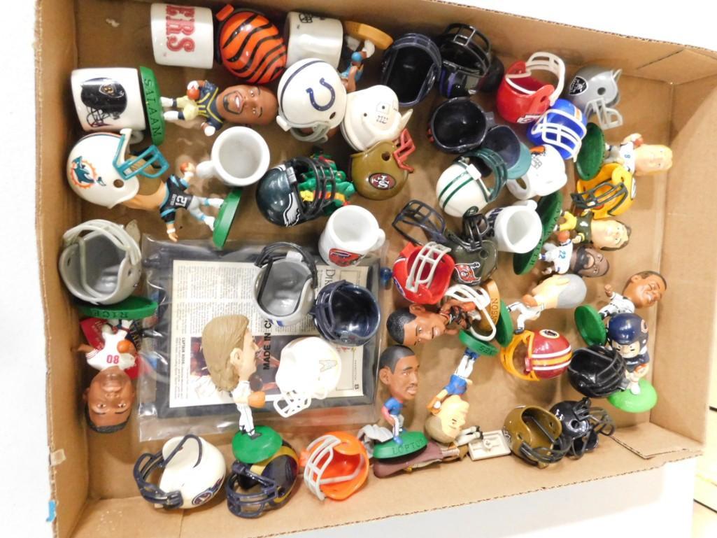 Lot of Small Sports Collectibles and a Coraline Figure: Lot of Small Sports Collectibles and a Coraline Figure