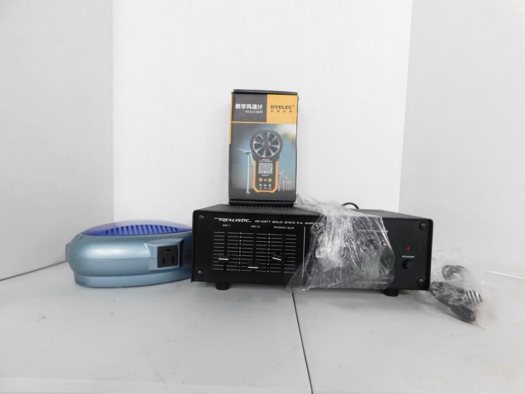 Lot of Electroncs incl Digital Anemometer Hyelec Model (1 of 4)