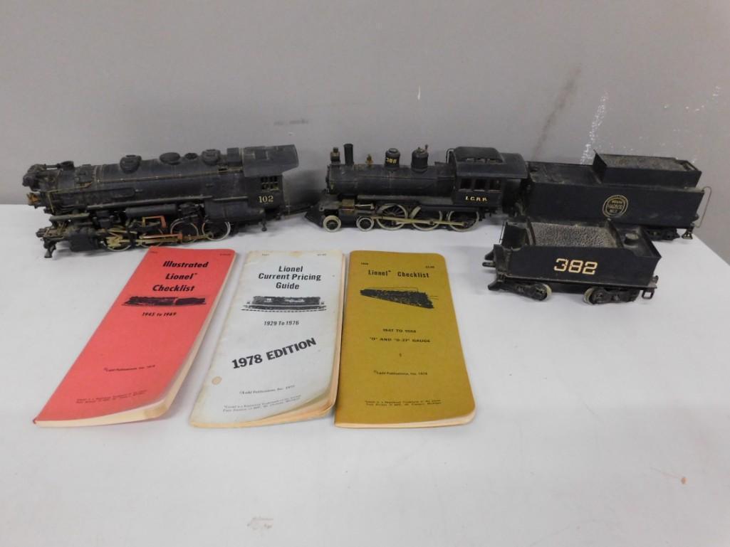 3 Vintage Lionel Booklets - 2 Checklists and 1 Pricing: 3 Vintage Lionel Booklets - 2 Checklists and 1 Pricing Guide plus Toy Trains