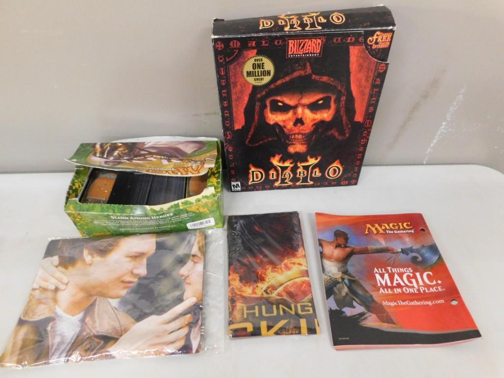 Magic the Gathering Cards , Diablo II Video Game , Game: Magic the Gathering Cards , Diablo II Video Game , Game Mats ,