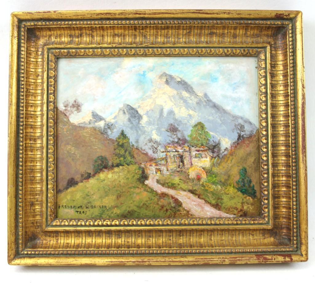 Oil on Panel in the Style of Frederick W. Becker (1 of 3)