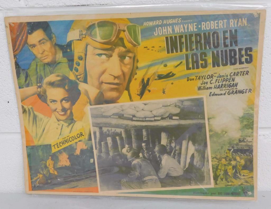 1951 Howard Hughes Movie En Las Nubes Lobby Poster (1 of 6)