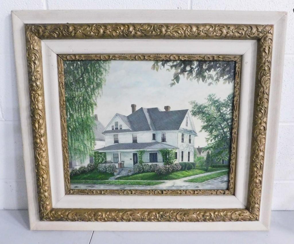 Joan Hanley "Listed Artist" Original Oil Signed: Joan Hanley "Listed Artist" American Academy of Art / Art Institute of Chicago Original Oil Signed measures 26.5" x 30.5"