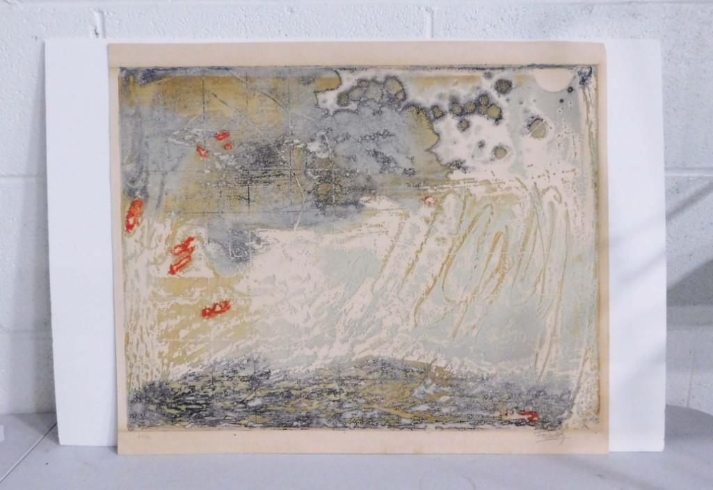 Johnny Friedlander Abstract Etching Pencil Signed (1 of 3)