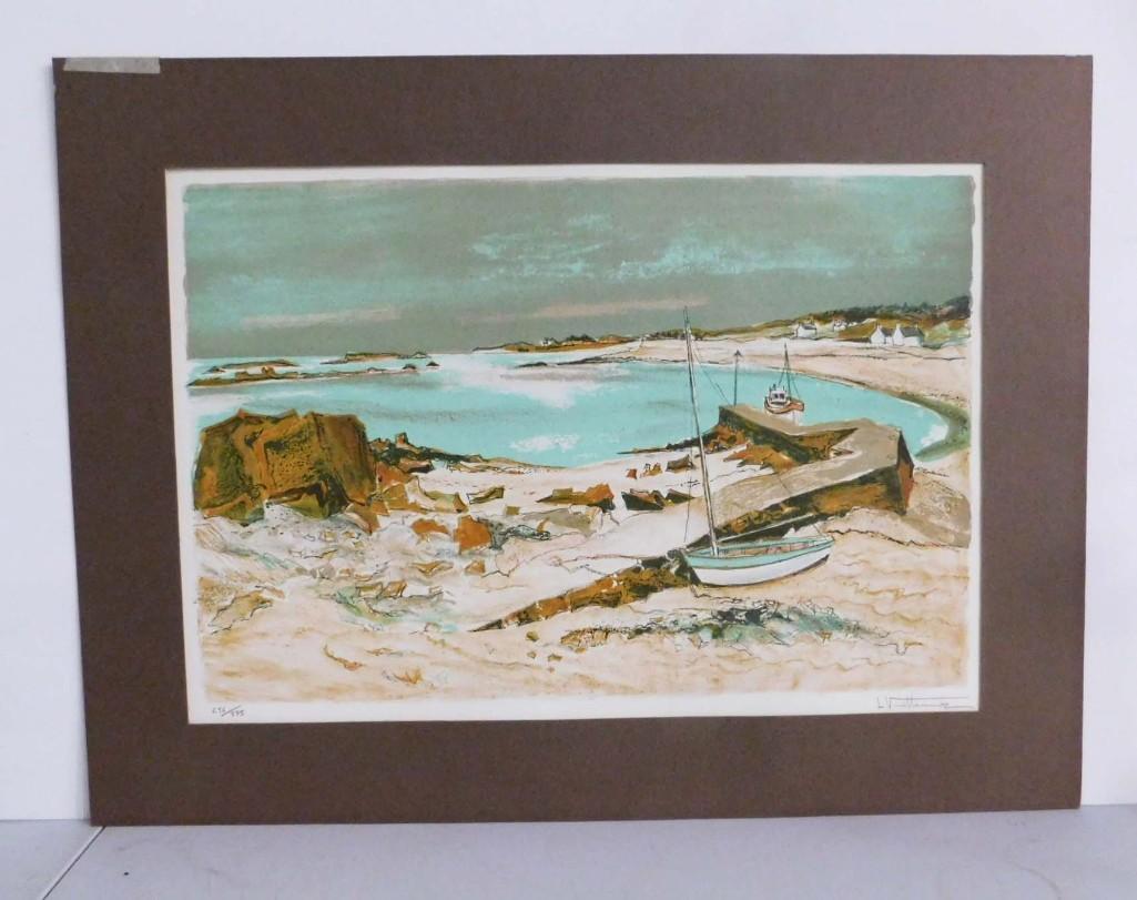 Louis Vuillermoz "Lister French Artist" Lithograph - (1 of 4)