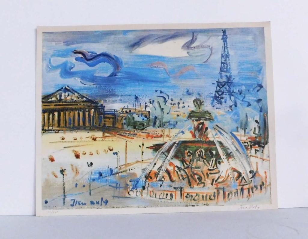 Jean Dufy "Listed French Artist" Lithograph (c (1 of 4)