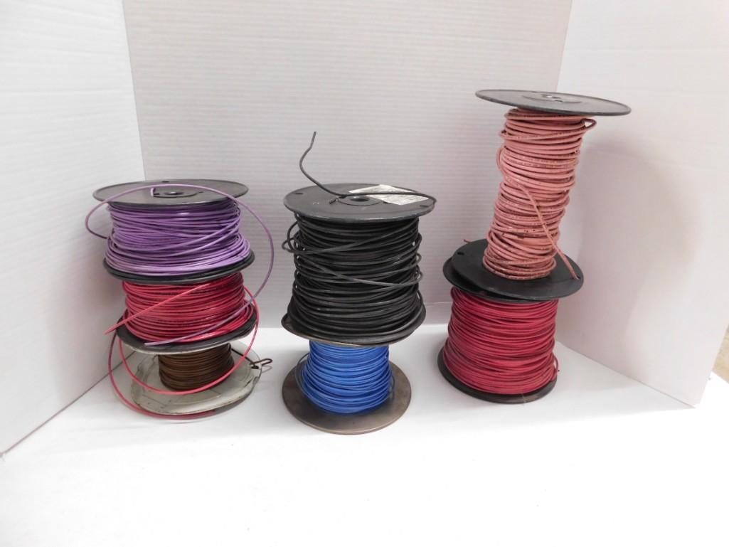 Large Lot of Spools of Electricians Wire incl Copper . (1 of 1)
