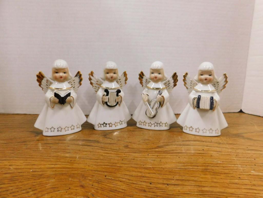 4 Vintage Angels w Musical Instruments Chase Hand (1 of 3)