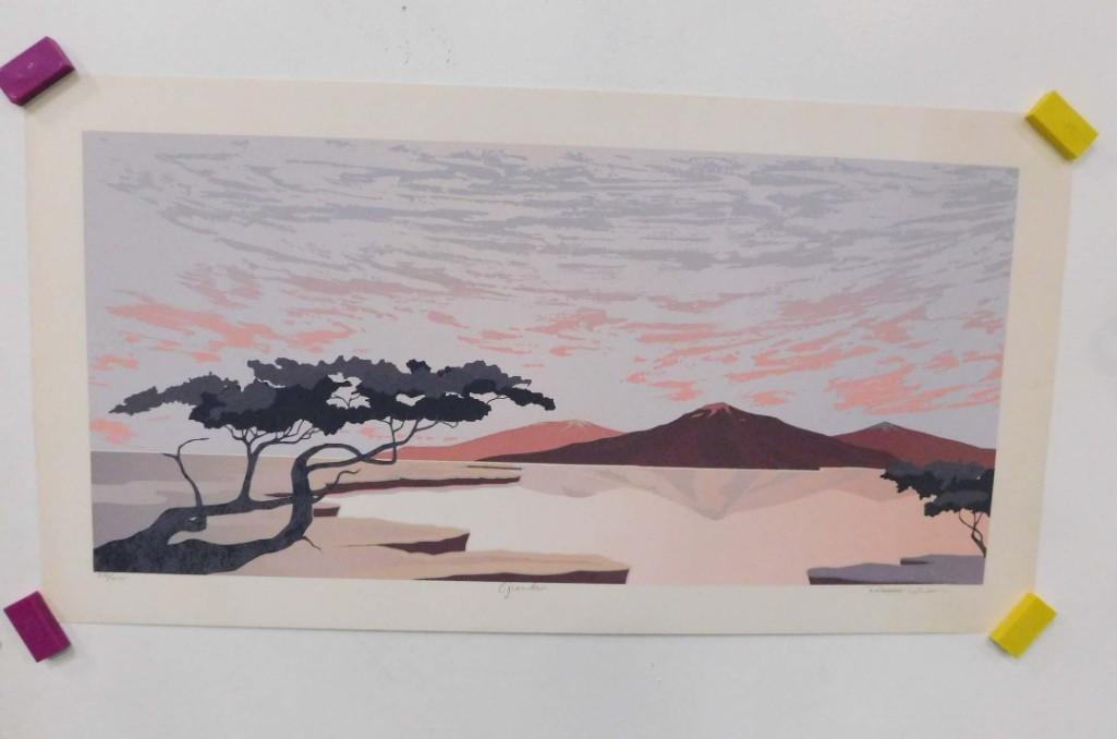 Frank Wilson Lithograph " Grandeur " (1 of 6)