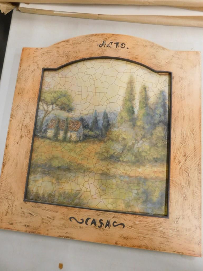 Framed Print - rural scene with faux cracking (1 of 3)