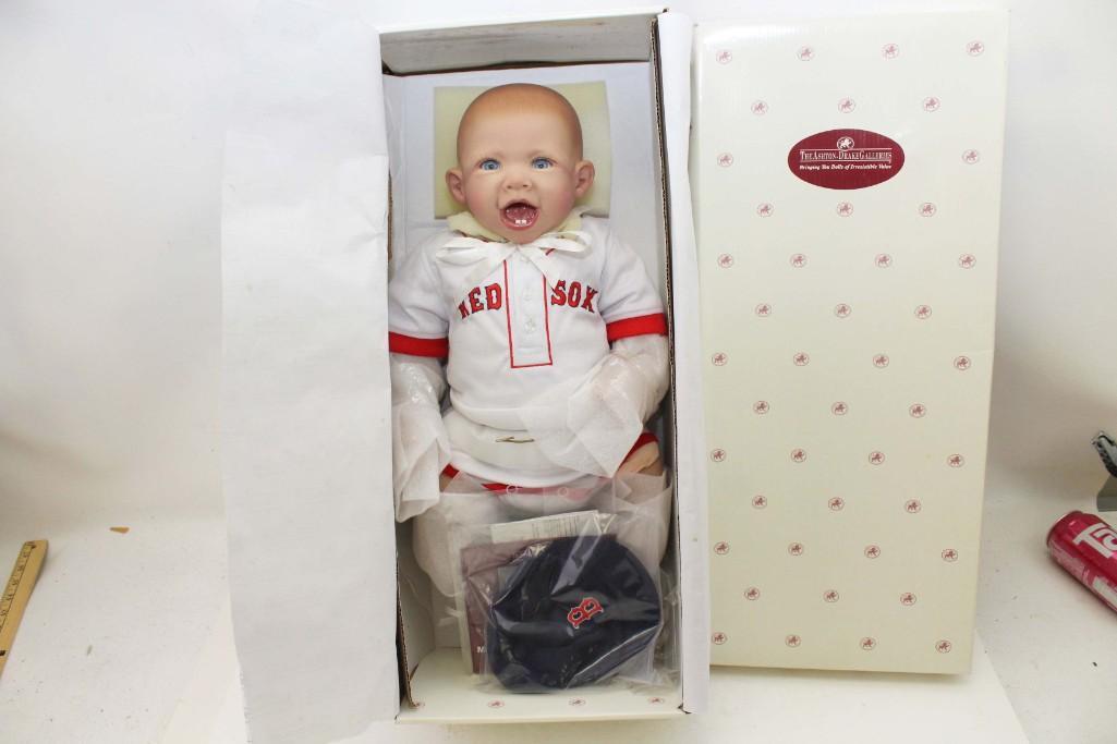 Ashton Drake Mighty Red Sox Baseball Player 21" So (1 of 7)