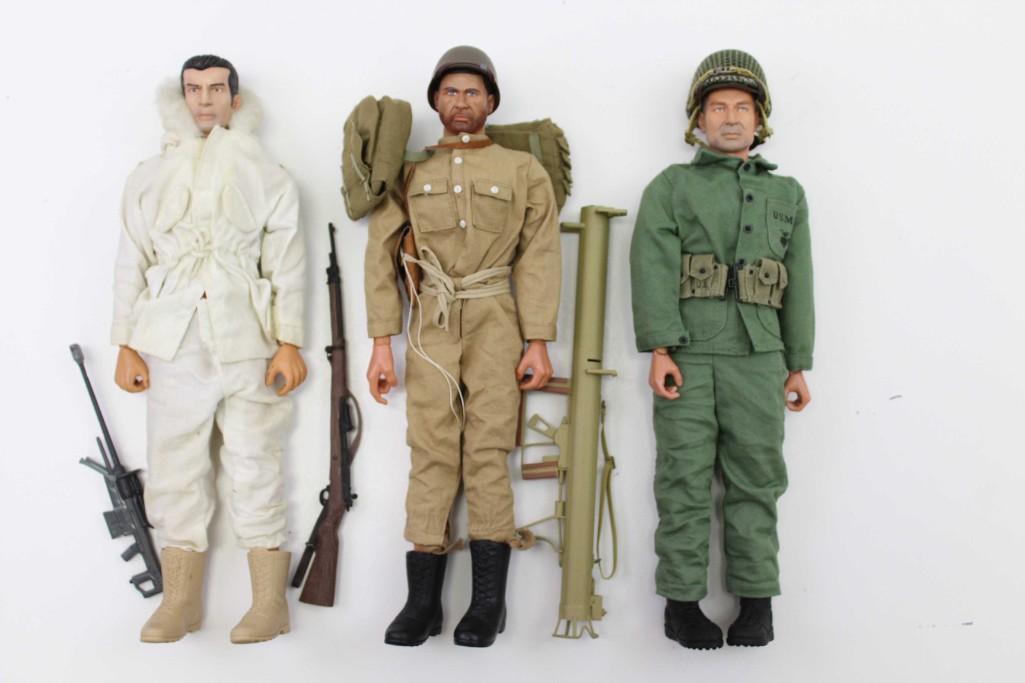 3 Military 12" Soldiers : Dragon Models , Etc .  Action (1 of 5)