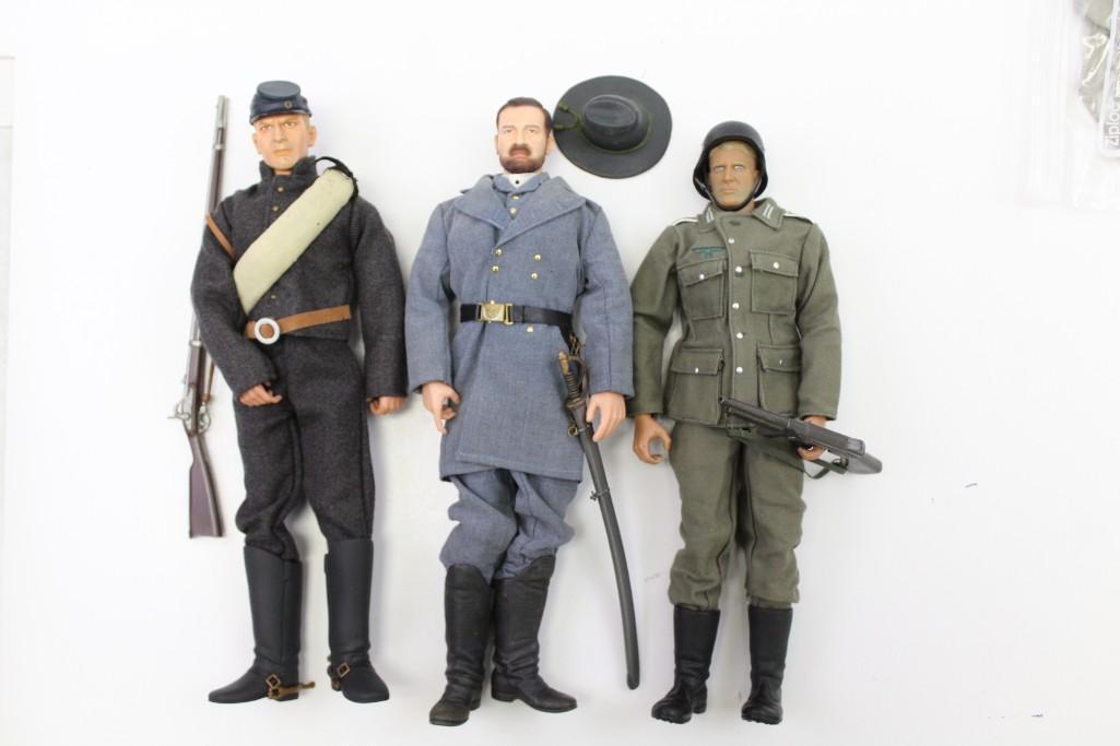 3 Dragon Models / 21st Century 12" Military Civil War & (1 of 5)