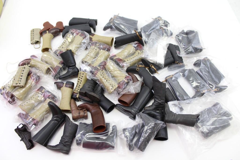 Large Lot of 12" Military Boots & Shoes for 1:6 Scale (1 of 3)