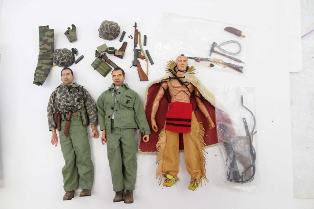 3 Military 12" Dragon Windtalkers Nicolas Cage , (1 of 4)