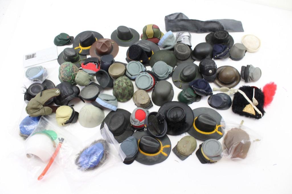 Large Lot 12" Military Hats , Helmets , Caps ( Cloth (1 of 4)