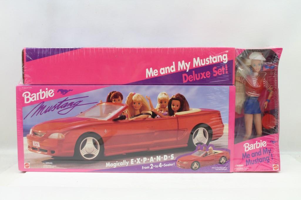 Barbie Me and My Mustang New and Sealed Deluxe Set: Mattel Barbie Me and My Mustang Deluxe Set New and Sealed . Includes Doll and Expandable Car