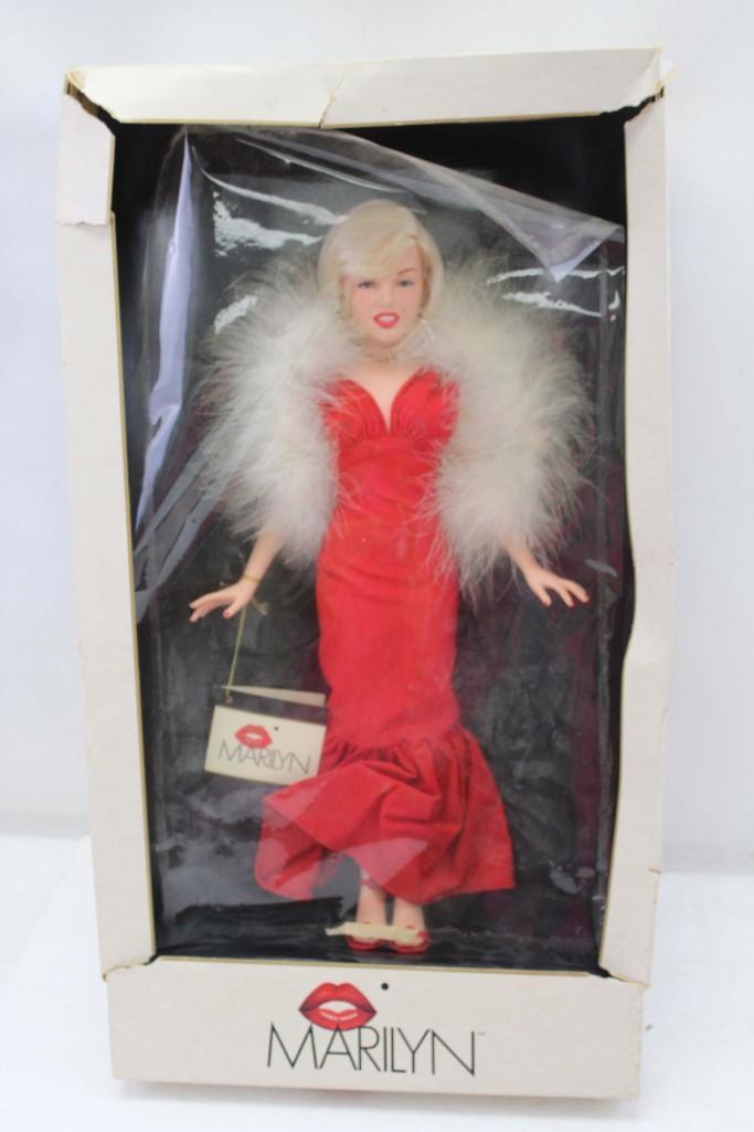 Marilyn monroe best sale doll red dress