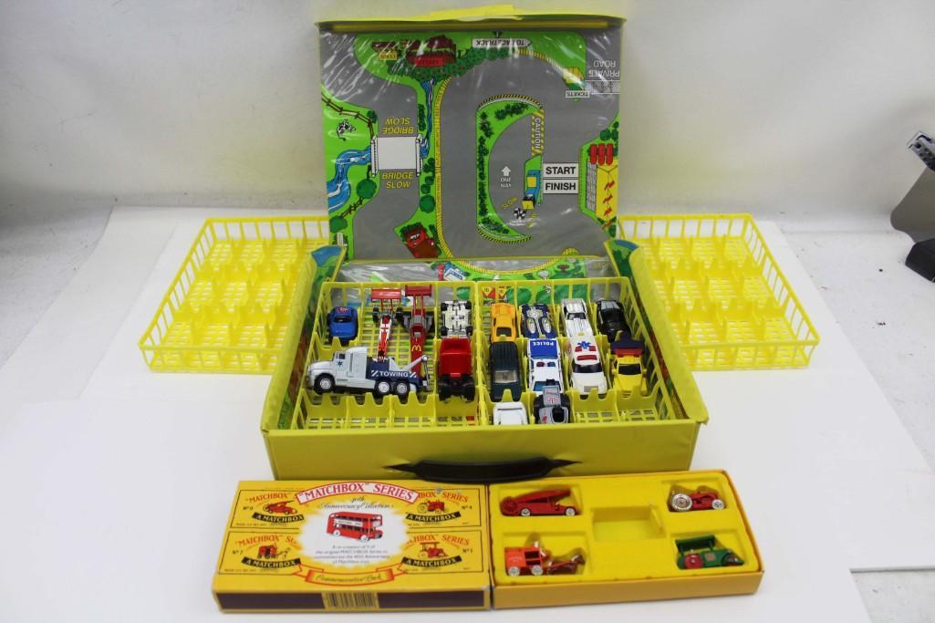 Matchbox Case with Assorted Cars: Matchbox Case with Assorted Cars , Various brands