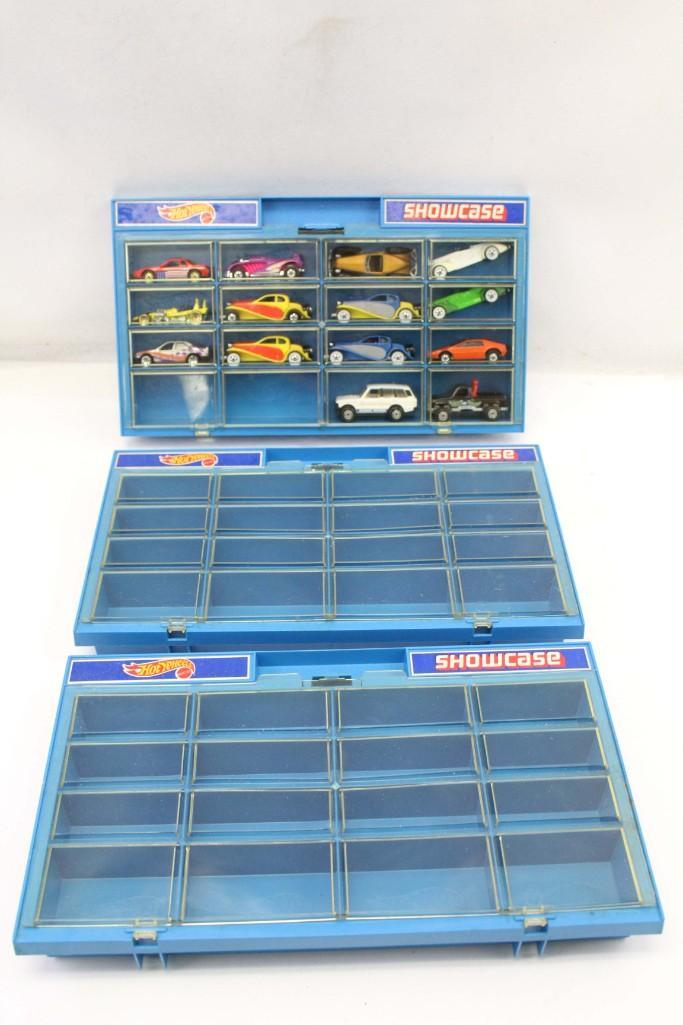 3 Hot Wheels Showcases and 14 Cars or Vehicles (1 of 5)