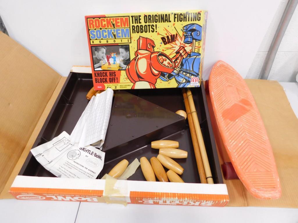 Skittle Bowl Game, Rock Em Sock Em Robots Game, Vintage (1 of 8)