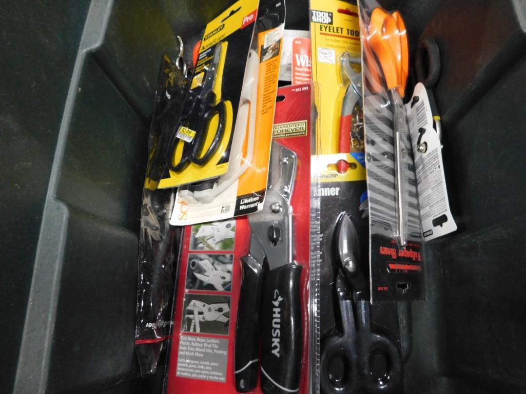 Large Lot of tools scissors, cutters, eyelet tool, etc.: Large Lot of tools scissors, cutters, eyelet tool, etc.