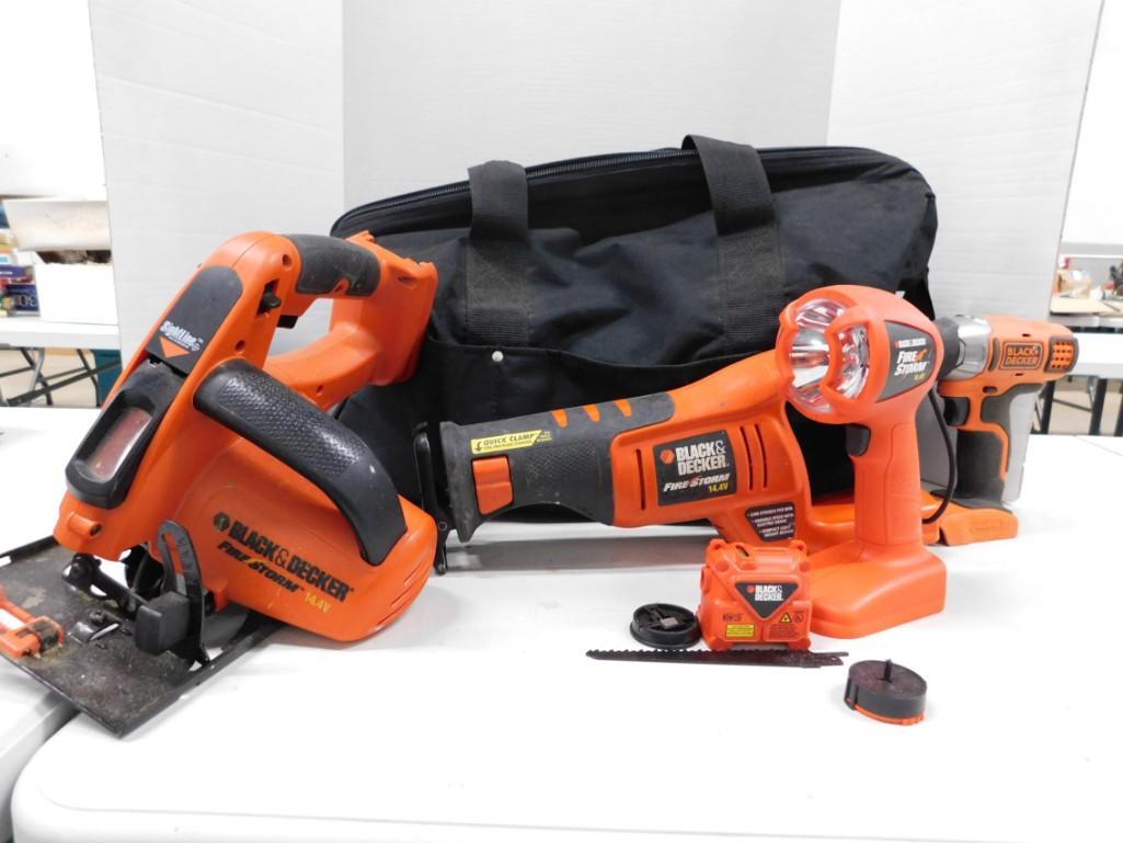 Lot of Black & Decker Power Tools with a Canvas Tool (1 of 4)