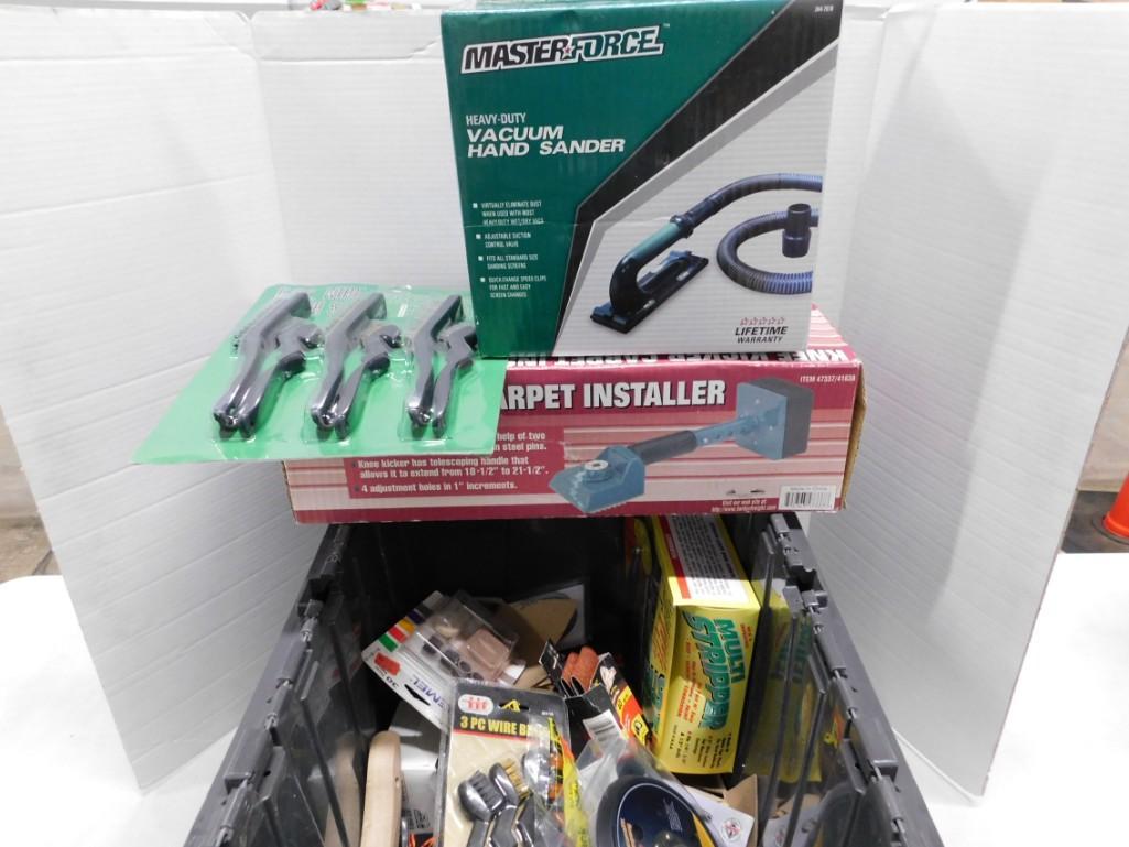 Tool Lot incl Master Force Vacuum Hand Sander , Knee (1 of 3)