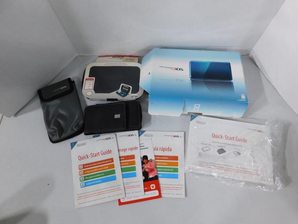 Nintendo 3DS , Cases , etc: Nintendo 3DS , Cases , etc . Condition: box is open, includes what you see in the pictures, unit is untested