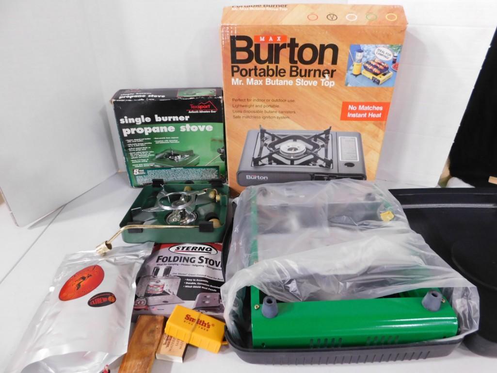 Camping Lot incl Portable Burner , Propane Stove, etc (1 of 4)