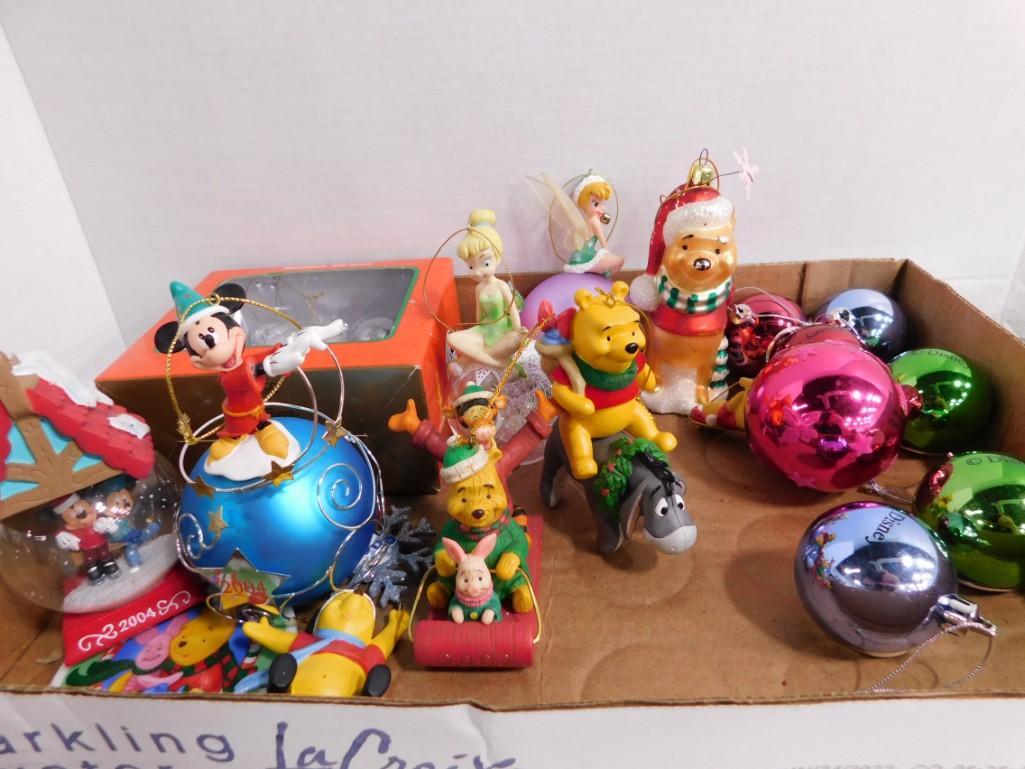 Lot of Christmas Ornaments incl Disney , Winnie the: Lot of Christmas Ornaments incl Disney , Winnie the Pooh , Mickey Mouse , etc
