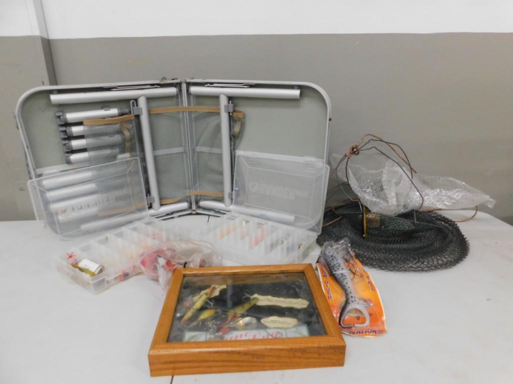 Fishing Lot incl Lures , Portable Filet Table , etc (1 of 7)