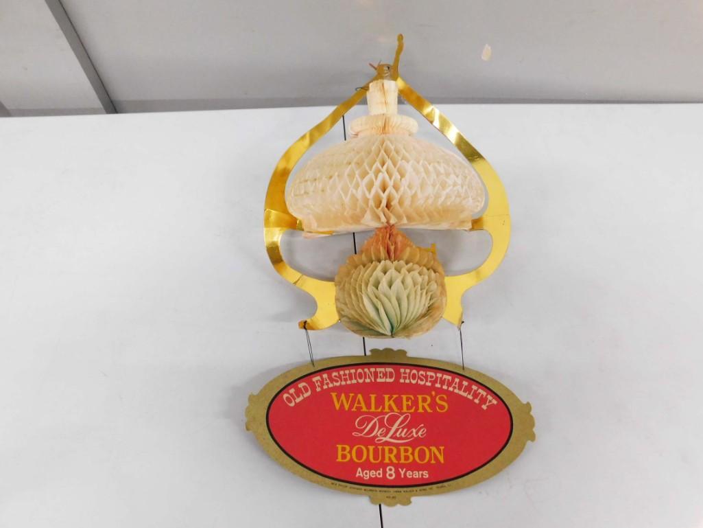 Vintage Walker's Deluxe Bourbon Advertising Paper (1 of 3)