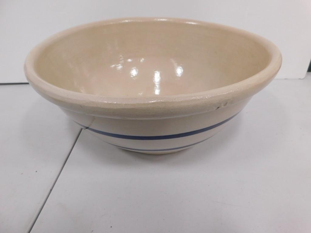 Antique Stoneware Bread Bowl with Salt Glaze RRP (1 of 4)