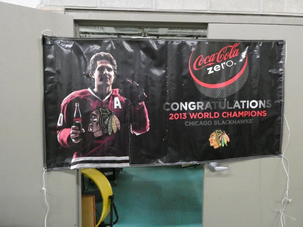 2013 Chicago Blackhawks Coca Cola Zero Banner (1 of 3)