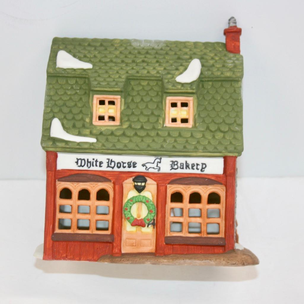 Dept 56 Dickens Village Series "White Horse Bakery" (1 of 5)